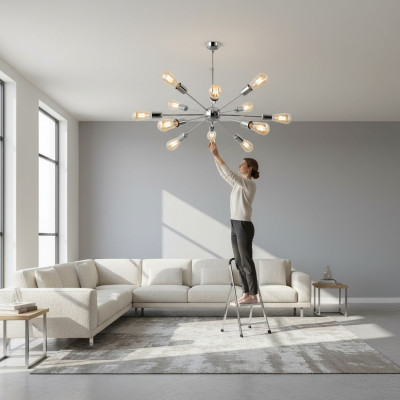 Deckenlampe Wohnzimmer Luxus Luster Glass Innere des Hauses neu Stil