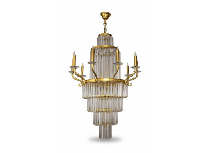Kronleuchter moderner Pendelleuchte Wohnzimmer Luxus Luster Crystal