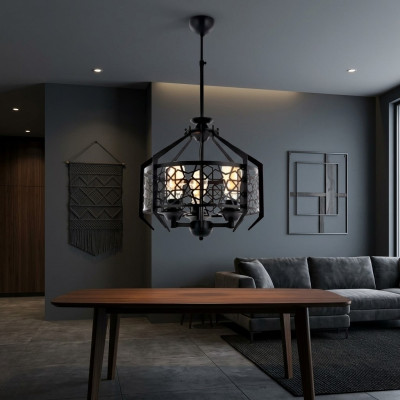 Deckenlampe Pendelleuchte Wohnzimmer Esszimmer Luxus black Luster