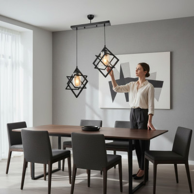 Deckenlampe Deckenleuchte Lampen Leuchten Wohnzimmer glänzendem Glas Stil