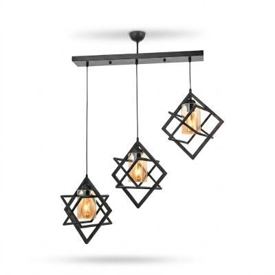 Deckenlampe Black Pendelleuchte luxuriöse Wohnzimmer Innenbereich Lampe