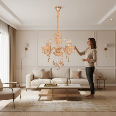 Deckenlampe Ein moderner Glas Pendelleuchte Wohnzimmer Luxus neu