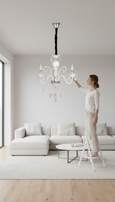Deckenlampe Ein moderner Pendelleuchte Wohnzimmer Luxus neu white