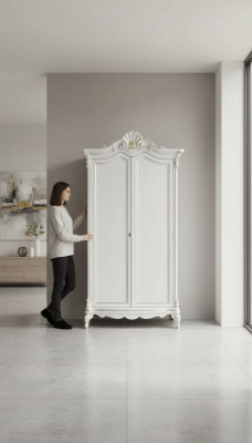 Möbelstil Klassischer Kleiderschrank Schlafzimmerschrank Holz Schrank