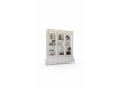 Holzvitrine Luxus Schränke Klassisches Sideboard Möbel Italienisch 185x50cm
