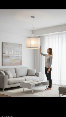 Luxus weißen Decke Kronleuchter Deckenleuchte Kronleuchten Lampe Leuchte
