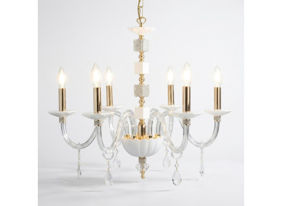 Hängeleuchter Weiß Kristall Kronleuchter Luxus Kronleuchter Lampe Leuchten