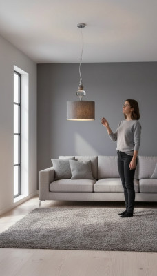 Form Licht rund Deckenleuchte Oberfläche Schlafzimmer Kronleuchter Lampe