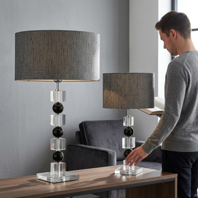 Art déco Stil Tischlampe Lampen Kronleuchter Kristall Tischleuchten