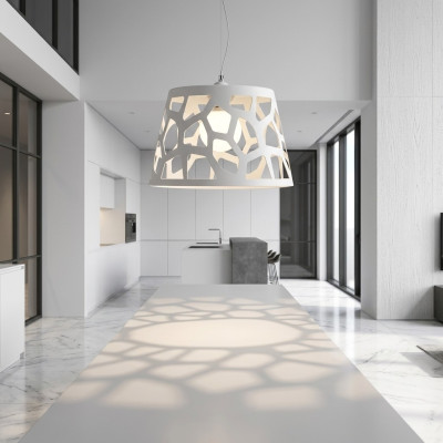 Designer Luxus Kronleuchter Deckenlampe Modern Weiß Luxus Lampe Stil