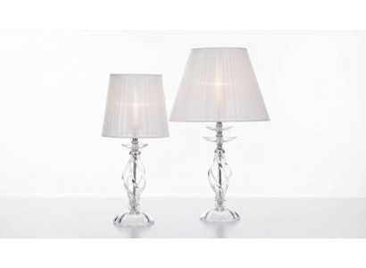 Designer Kristall Weiße Stehlampe Kronleuchter Antik Stil Tisch Lampe