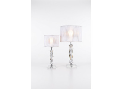Leuchte Kristall Lampe Tischlampe Weiß Steh Nachttisch Neu Schreibtisch