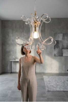 Luxus Deckenleuchter Kronleuchter Deckenlampe Lüster Kristall Lampe