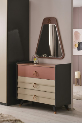 Kommode mit Spiegel Setra Modern Kommode Luxus design Schlafzimmer neu