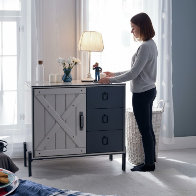 Holz Moderne Design Kommoden Kommode Schrank Hochschrank Schubladen Neu