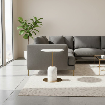 Beistelltisch Hochwertig Marmor Modern Couchtisch Kaffeetisch Wohnzimmer