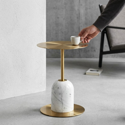 Beistelltisch Hochwertig Metall Modern Couchtisch Kaffeetisch Wohnzimmer