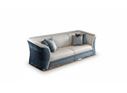 Kunstleder Sofas Wohnlandschaft Garnitur Design Modern Sofas Sofa 3 Sitzer