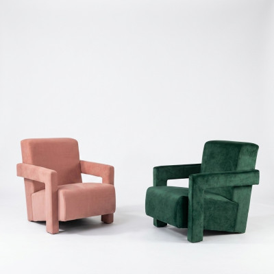 luxuriöse Sessel Sitzer Wohnzimmer Modern Grün Design Luxus Sitzmöbel neu