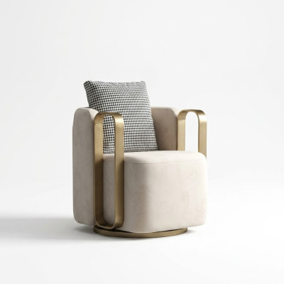 Design Luxus Sessel Chair Sofa 1 Sitzer Fernseh Lounge Chaise Sofa Textil