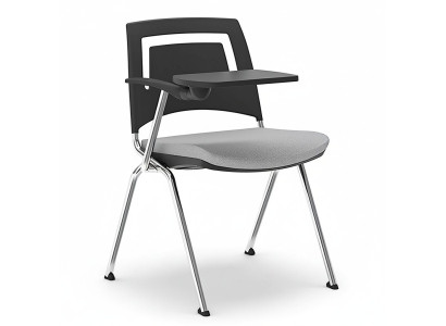 Stilvoller Grau Stuhl Moderner Stuhl Hochwertiges Design Bürostuhl Neu