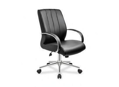 Sessel Kunstleder Polster Drehbar Computer Stühle Möbel Büro Stuhl Chefsessel