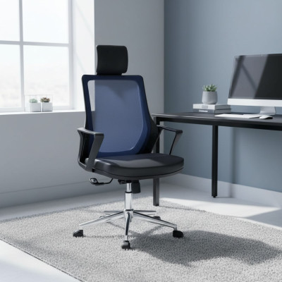 Sessel Kunstleder Polster Drehbar Computer Stühle Möbel Büro Stuhl Chefsessel
