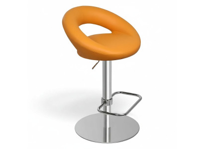 Barhocker Barstuhl Orange Textil Design Barstühle Bar Hocker Stühle Neu