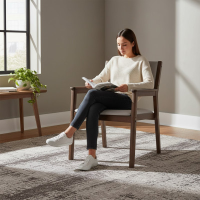 Esszimmerstühle Grauer Einsitzer Stilvoller Stuhl Luxus Designer Möbel