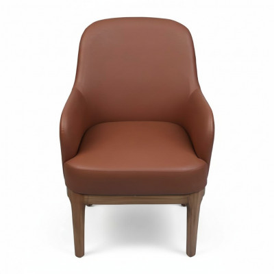 Brauner Wohnzimmer Sessel Designer Einsitzer Luxus Lehnstuhl Stühle