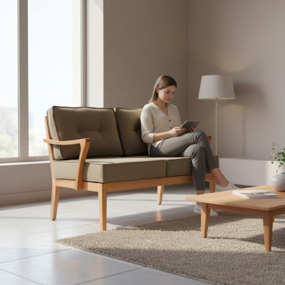 Graue Sitzbank Moderne Esszimmer Ottomane Textil Sitzmöbel Luxus Design