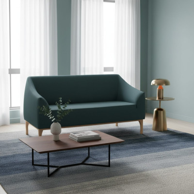 Grünes Sofa Designer 3-Sitzer Hochwertige Polster Möbel Textil Couch