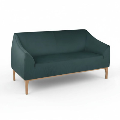 Grünes Sofa Designer 3-Sitzer Hochwertige Polster Möbel Textil Couch