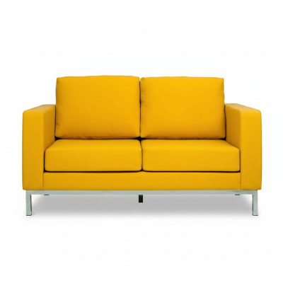 Kunstleder Couch Wohnlandschaft 2 Sitzer Design Modern Sofa Sofas Couche Neu