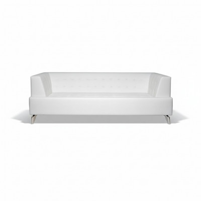 Weißer Zweisitzer Luxus Sofa Moderner 2-Sitzer Clubsofa Lounge Couch Neu