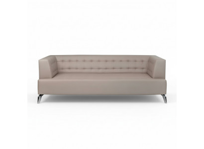 Büroeinrichtung Sofa Couch 2 Sitzer Arbeitszimmer Polstersofa Kunstleder Möbel