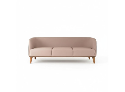Luxus 3-Sitzer Couch Polster Sofa Wohnzimmer Designer Textil Dreisitzer