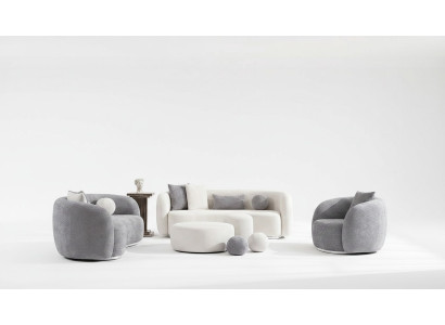 Sofagarnitur 4 3 1 Sitzer Wohnzimmer Komplett Sofas Set Modern Set Hocker