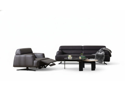 Luxus Sofagarnitur Sofa Garnitur Sofas 3 1 Sitzer Sessel Modern Leder Neu