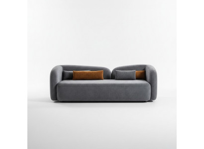 Wohnzimmer Sofa 3 Sitzer Designer Couch Polster Sofas Stoff Textil Neu