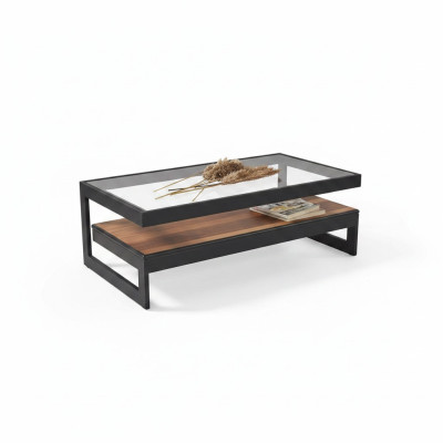 Designer Holz Couchtisch Wohnzimmer Glastisch Wohnzimmer Beistelltisch