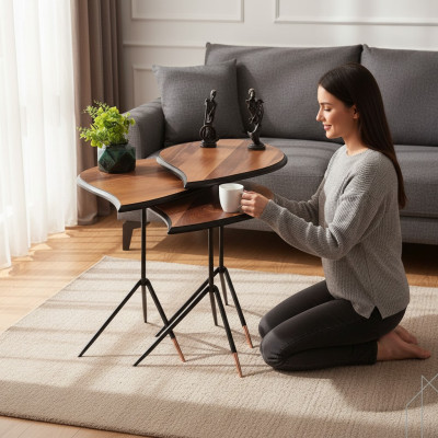 Luxus Komplett 3x Couchtische Luxus Wohnzimmer Kaffeetisch Einrichtung