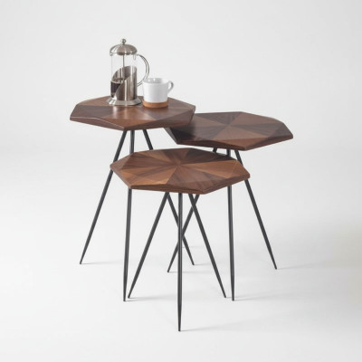 Set 3x Couchtisch Kaffeetisch Beistelltisch Designer Wohnzimmertisch Tische
