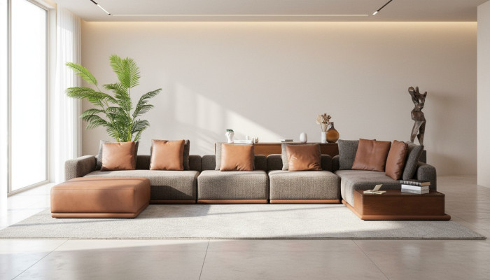 Polstersofa Eckgarnitur Ecksofa L Form Stoffsofa Couch Modern Sofa Grau