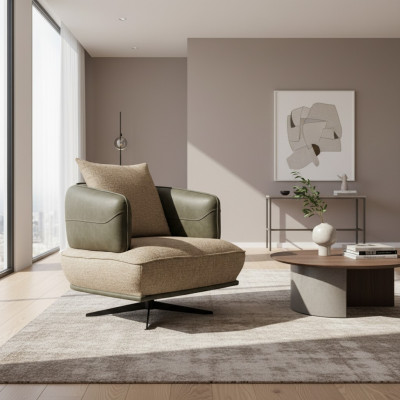 Sessel Design Couch Sofa Relax Textil Lounge Luxus Fernseh Club Polster Sitzer