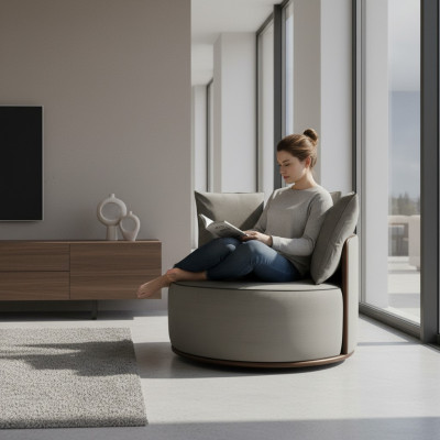 Modern Sessel Design Couch Sofa Sitzer Luxus Relax Textil Lounge Polster Neu