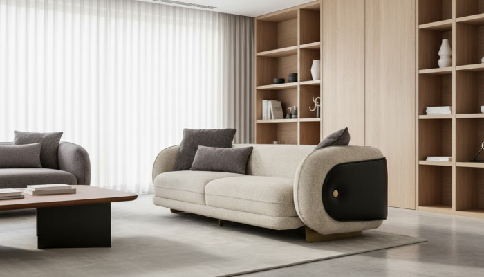 Wohnzimmer Textil Sofa 3 Sitzer Luxus Möbel Sitz Design Couch Lounge neu