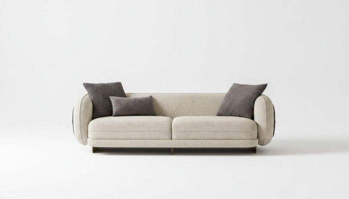 Wohnzimmer Textil Sofa 3 Sitzer Luxus Möbel Sitz Design Couch Lounge neu