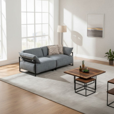 Wohnzimmer Textil Sofa 3 Sitzer Luxus Möbel Sitz Design Couch Lounge neu