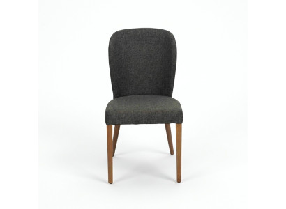 Sessel Polster Moderne Holz 4x Stühle Luxus Polster Design Stuhl Lehnstuhl
